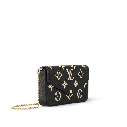 Felicie Pouch Black Beige