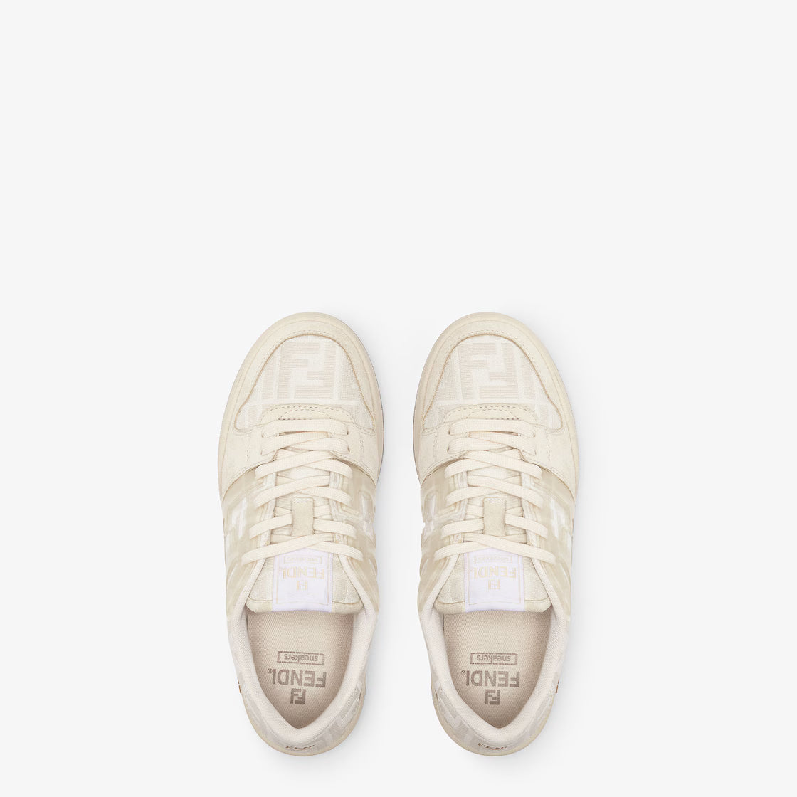 Match FF Low Top Sneakers – Cream
