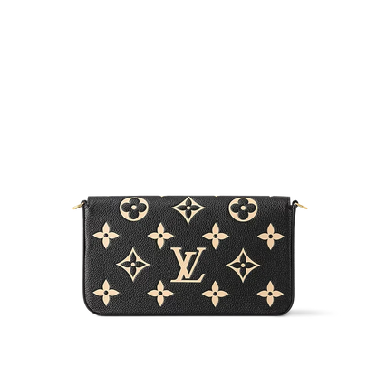 Felicie Pouch Black Beige