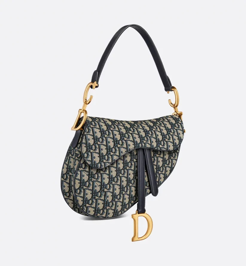 Saddle Bag With Strap - Blue Edition