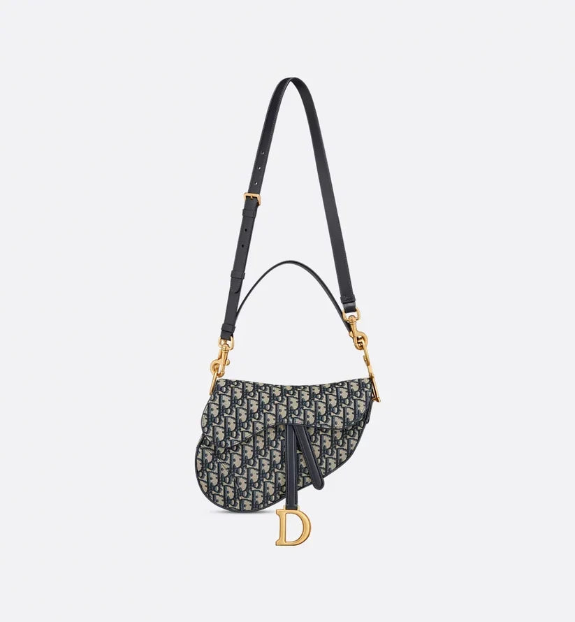 Saddle Bag With Strap - Blue Edition
