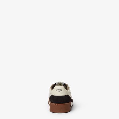 Match Low Top Sneakers – Cream & Brown