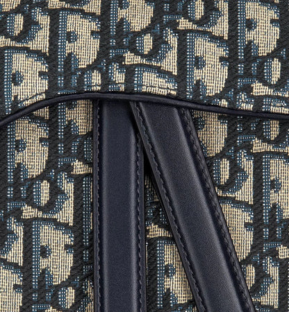 Saddle Bag With Strap - Blue Edition
