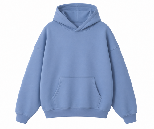 Arvello Cloud Blue Oversized Hoodie