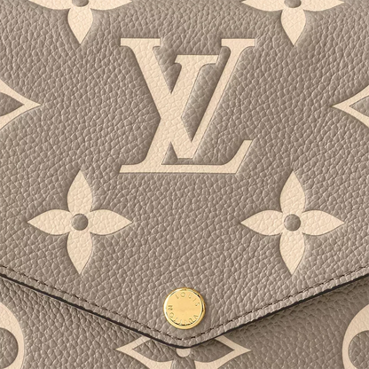 Felicie Pouch Monogram Cream