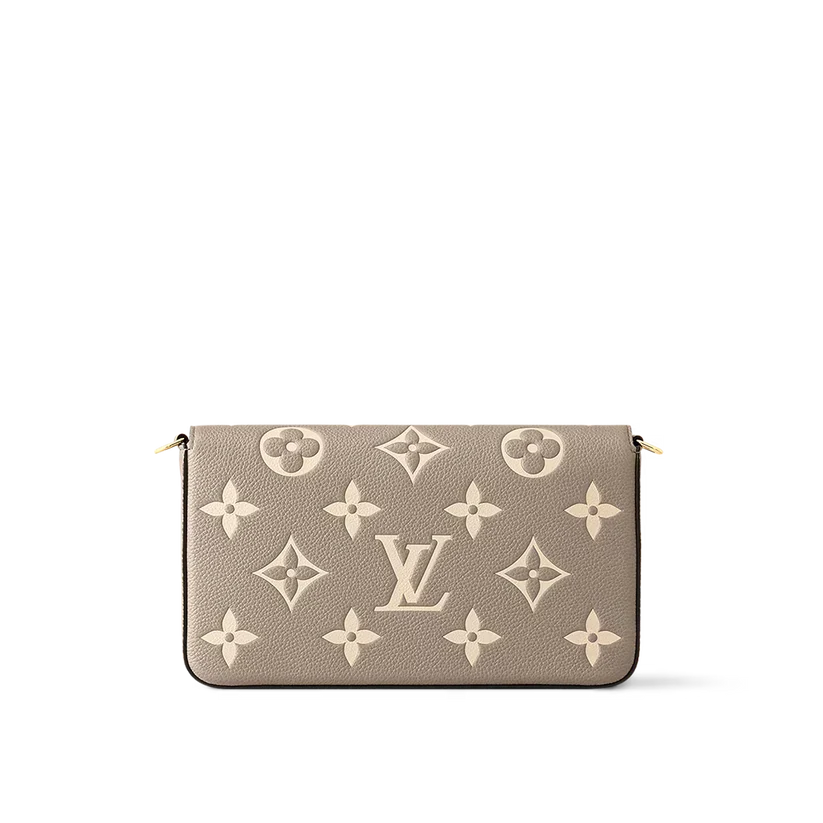 Felicie Pouch Monogram Cream