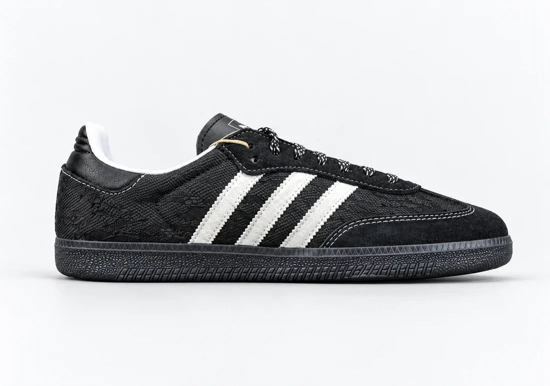 Samba OG Floral Lace – Black & White