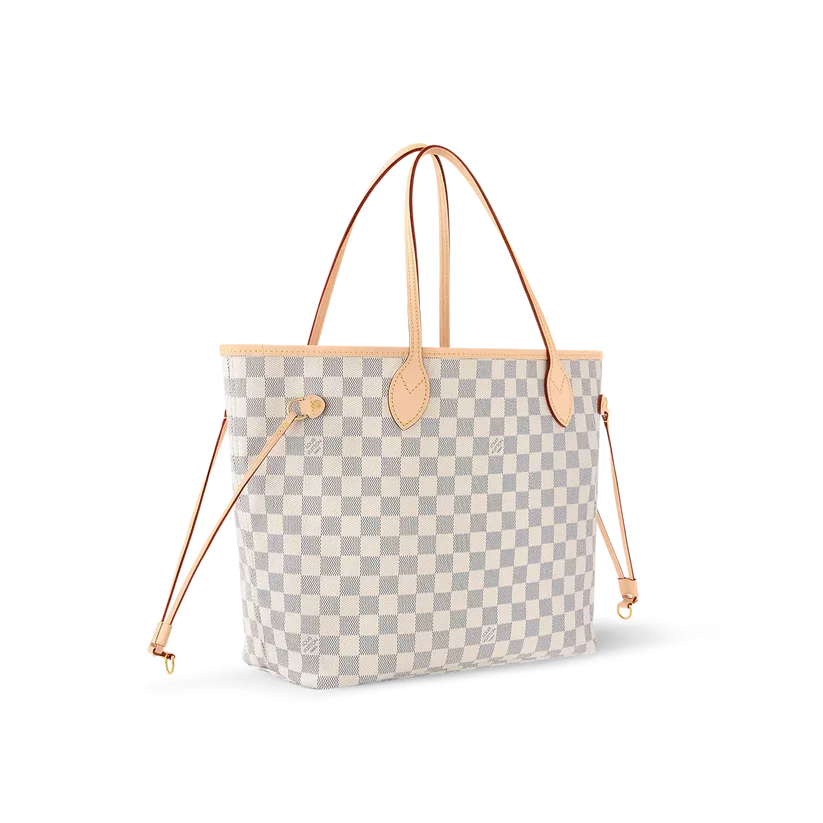 Never Full MM Damier Azur Canva