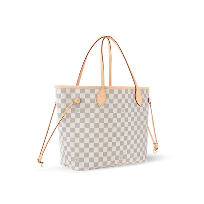 Never Full MM Damier Azur Canva