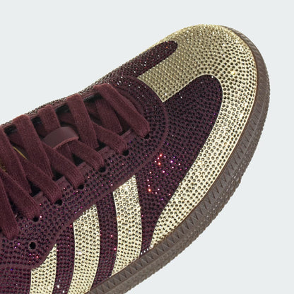 Samba OG Rhinestone Rainbow – Burgundy & Gold