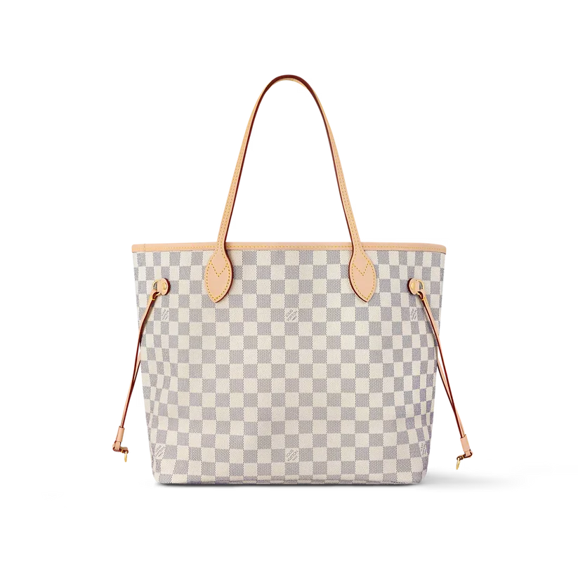 Never Full MM Damier Azur Canva