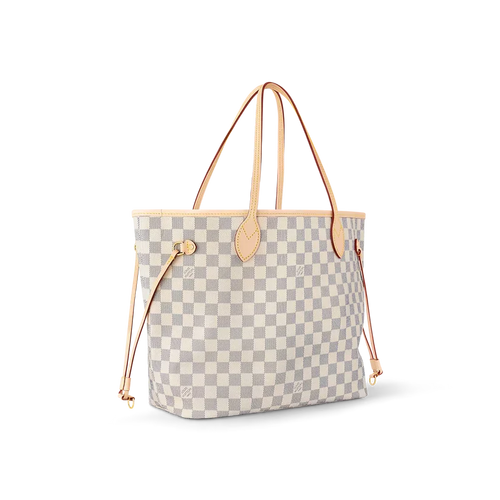 Never Full MM Damier Azur Canva