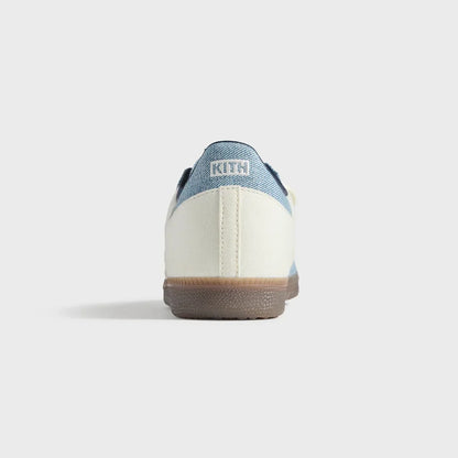 Samba "Denim" – Cream White & Light Blue