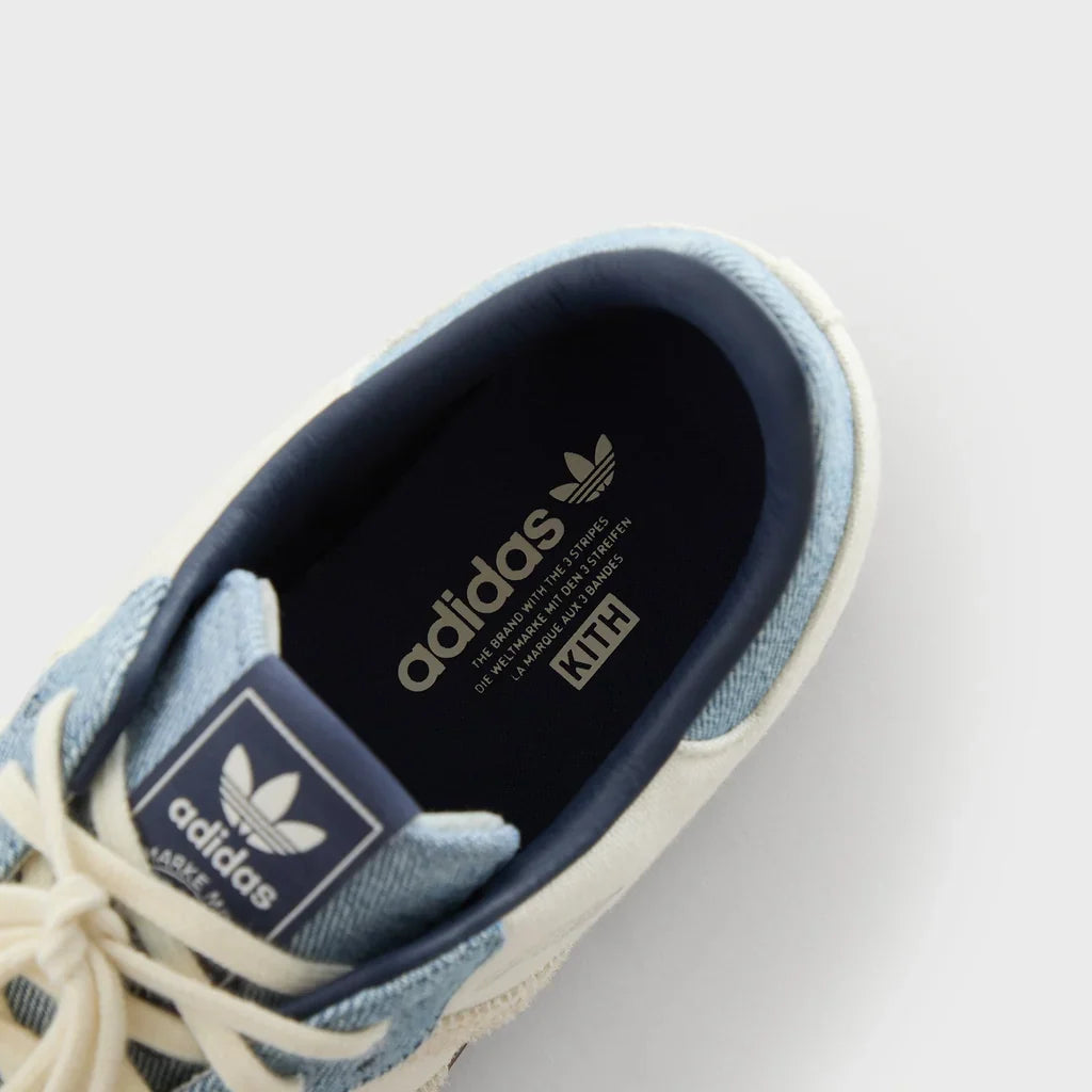 Samba "Denim" – Cream White & Light Blue