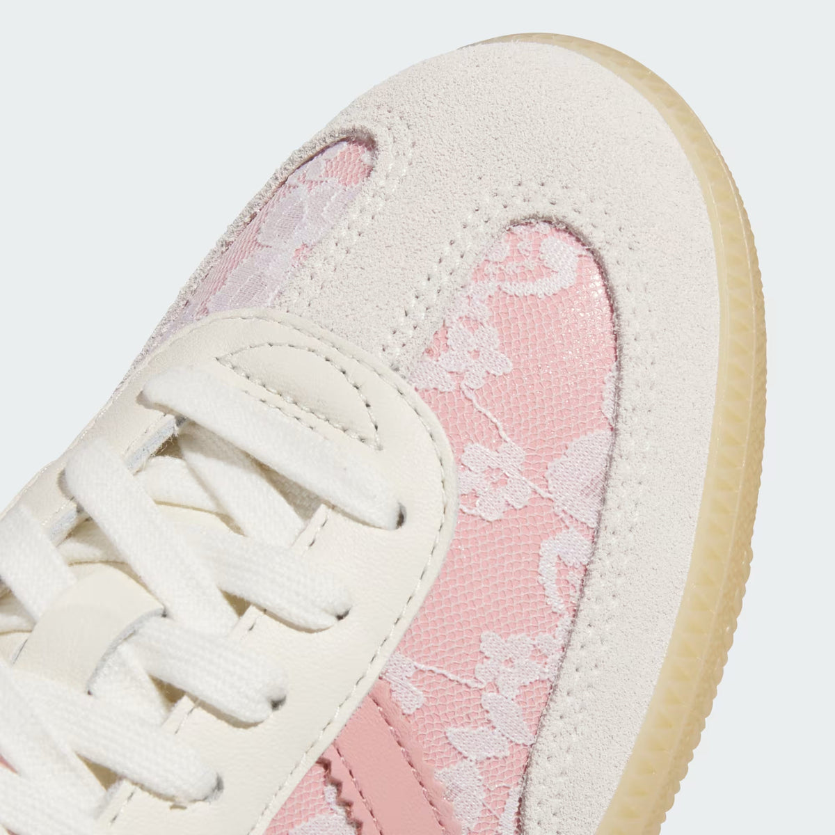 Samba OG Shoes – White & Pink Floral