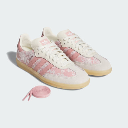 Samba OG Shoes – White & Pink Floral