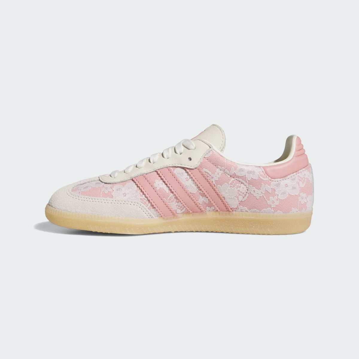 Samba OG Shoes – White & Pink Floral