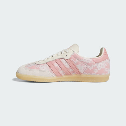 Samba OG Shoes – White & Pink Floral