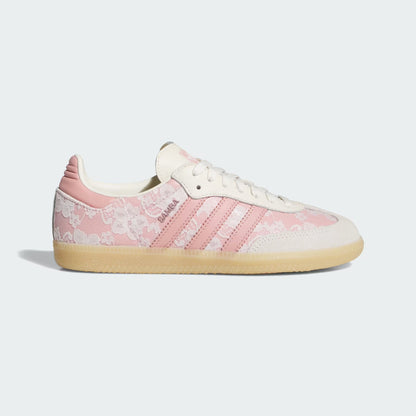 Samba OG Shoes – White & Pink Floral