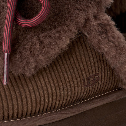 Disquette Heritage Platform Slippers – Dark Brown
